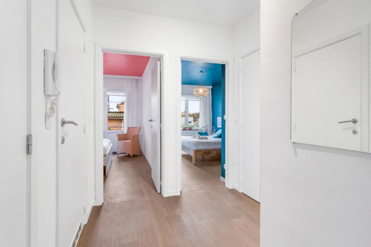 Ruim, Rustgevend Glv App Met Warme Kleuraccenten Middelkerke Bagian luar foto